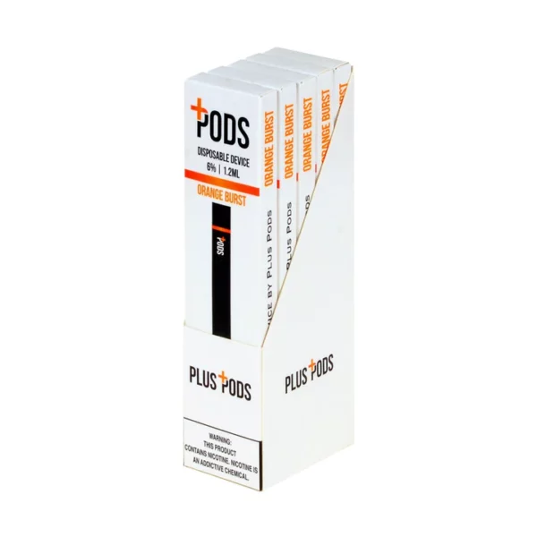 Plus Pods Disposable e-Cig Orange Burst - Image 2