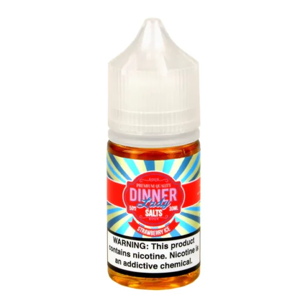 Dinner Lady Strawberry Ice Nicotine Salt E-Liquid