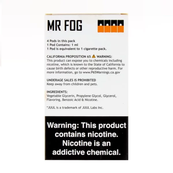 Mr Fog Mango 4 Pods - Image 2